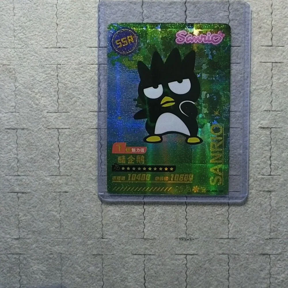 Sanrio Batz-Maru Wave 6 Booser Set - 8 Piece With Top Load Sleeve - Picture 12 of 13